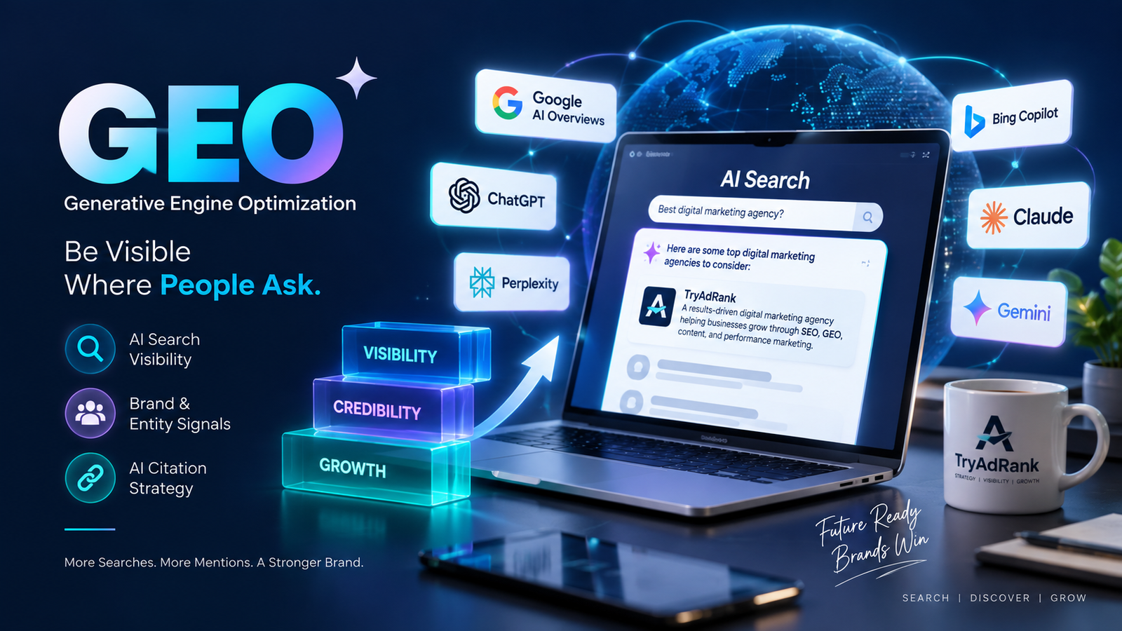 Generative Engine Optimization and AI Search Visibility